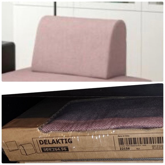 NEW - IKEA DELAKTIG Cover Slipcover For Backrest With Cushion 604.264.96 - Picture 1 of 3
